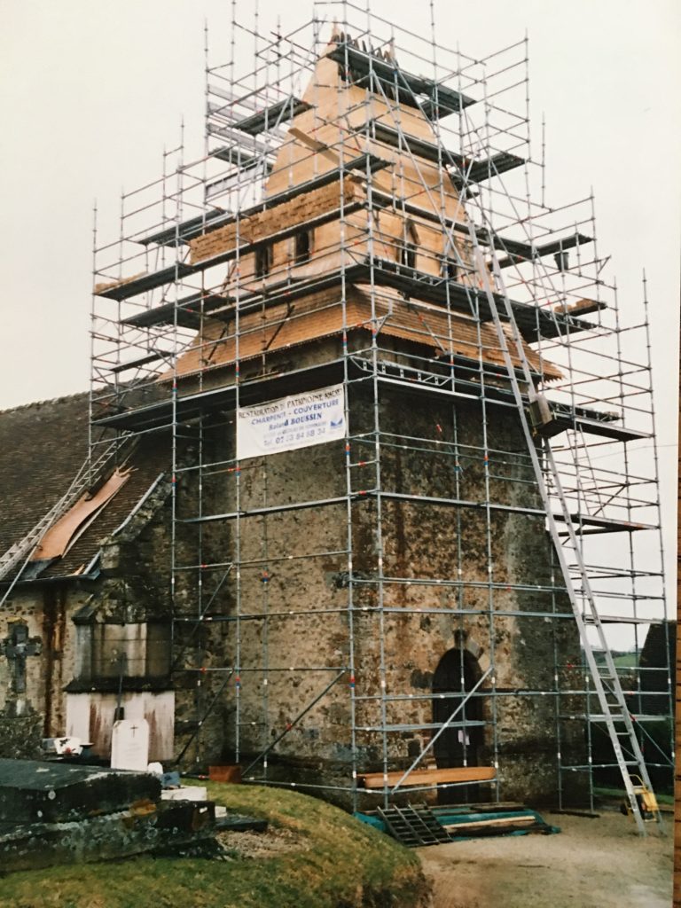 2005 réfection du clocher de l'église